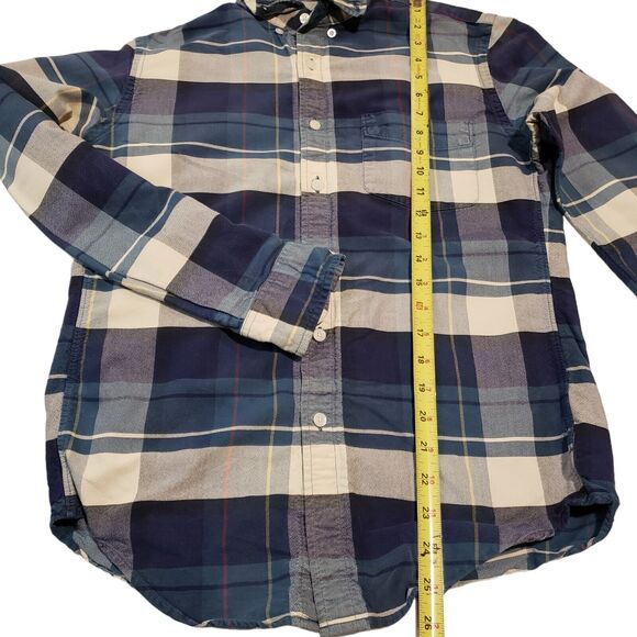J. Crew Men's Green Slim Fit Plaid Oxford Button Down Shirt - Size Small - Picture 4 of 8